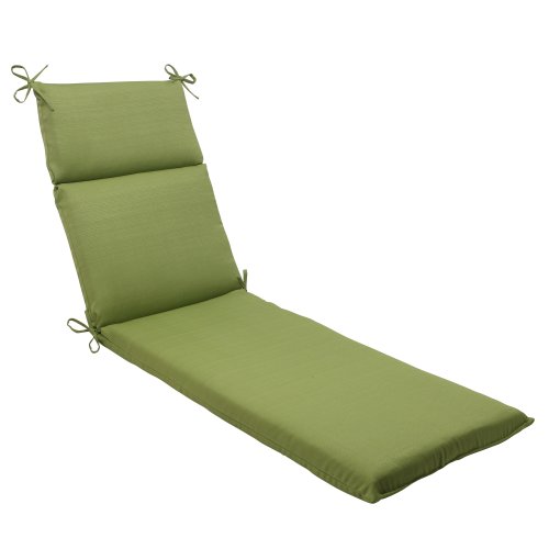 Pillow Perfect Indoor/Outdoor Forsyth Chaise Lounge Cushion, Green
