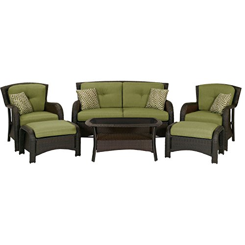 Hanover Strathmere 6-Piece Patio Seating Set