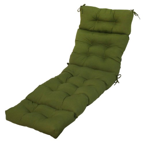 Greendale Home Fashions 72-Inch Patio Chaise Indoor/Outdoor Lounger Cushion, Summerside