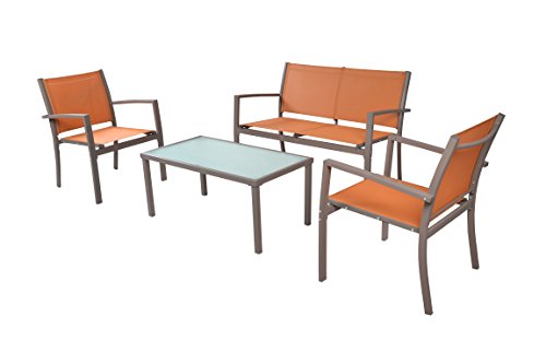 TraXion 4-210 Outdoor Patio Furniture Set - Sunset
