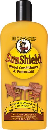 Howard SWAX16 SunShield Outdoor Furniture Wax with UV Protection, 16-Ounce