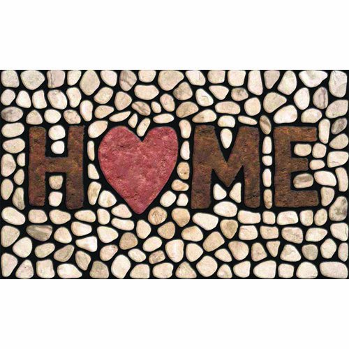 Apache Mills 60-779-1029 Masterpiece Home Stones Doormat, 18-Inch by 30-Inch