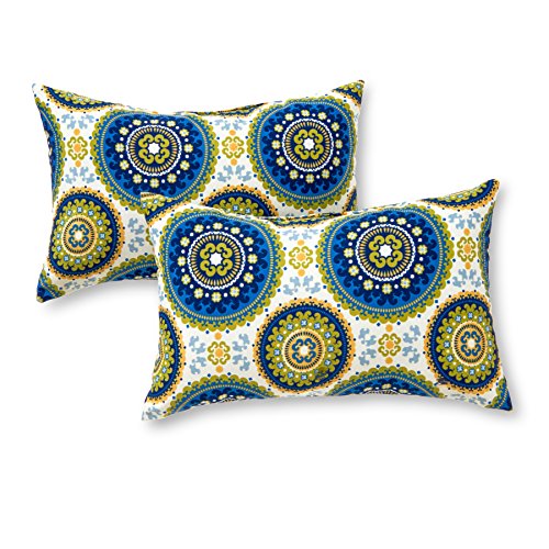 Greendale Home Fashions Rectangle Indoor/Outdoor Accent Pillows, Summer, Set of 2